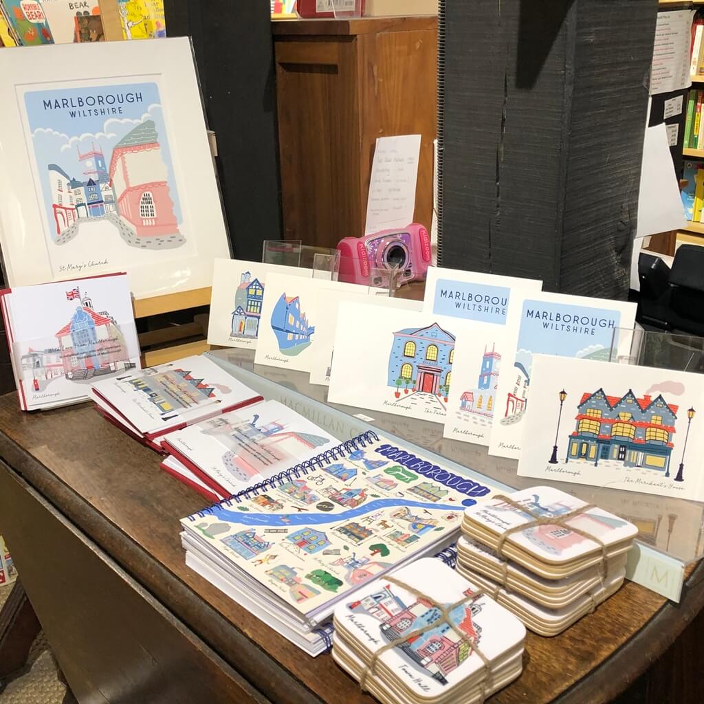 Print Image: White Horse Bookshop
